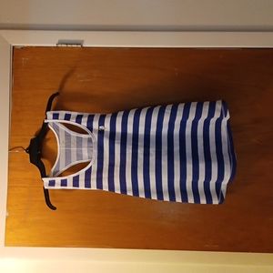 Large blue and white US Polo active sport tank top